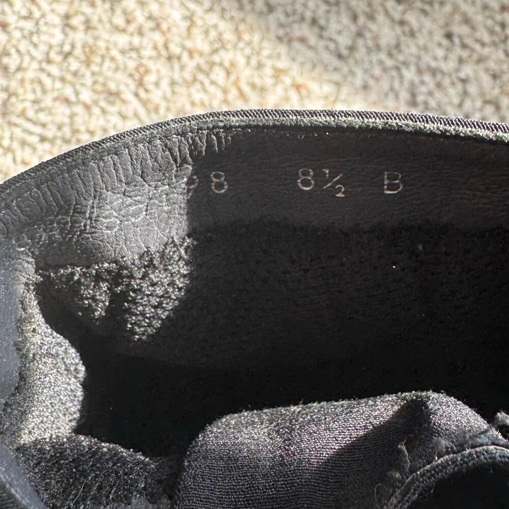 Stuart Weizman | Black Block Heel Slip On Women's… - image 7